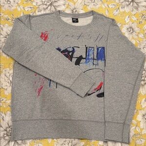 Uniqlo SPRZ Jean-Michel Basquiat Gray Crewneck Sweater